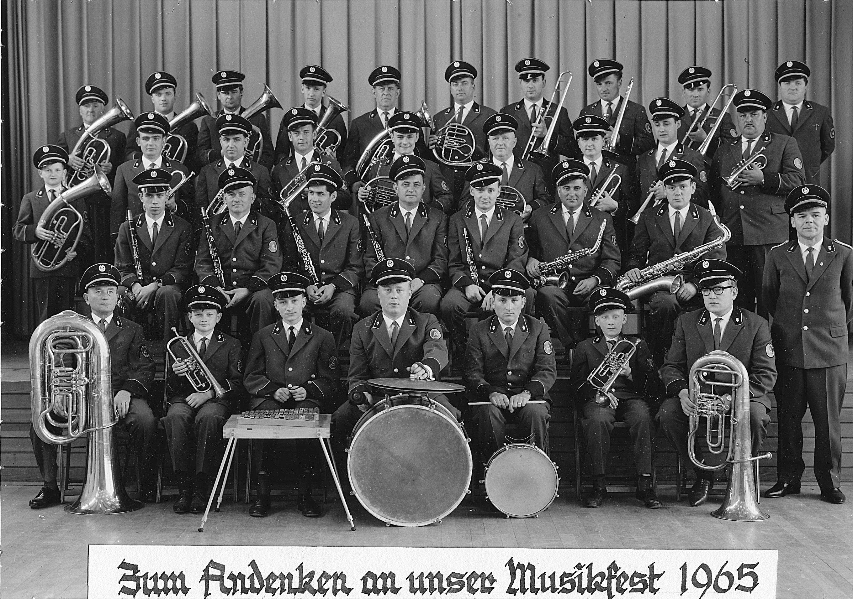 Musikverein Jockgrim im Jahre 1965
