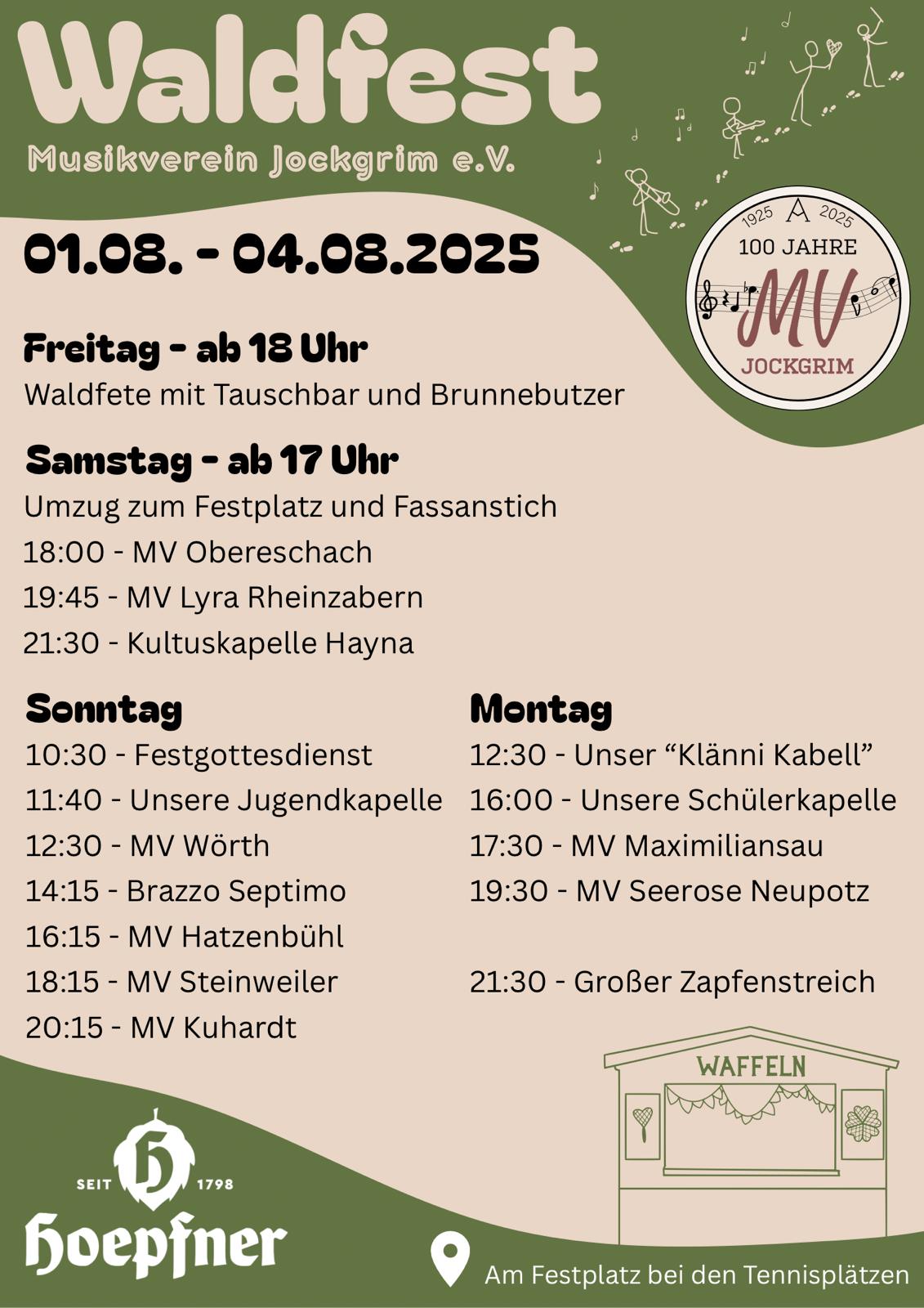 Jubiläums-Waldfest 2025